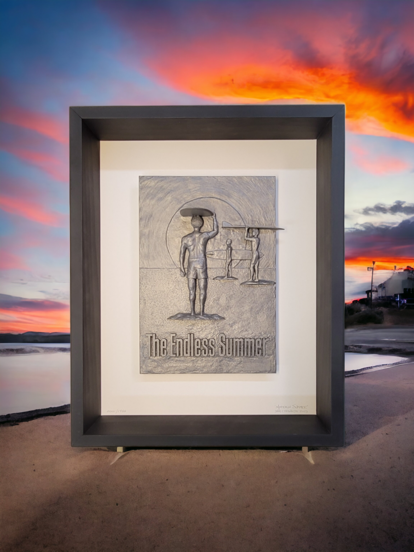 The Endless Summer Framed Sculpture Art by Dave C Reynolds
