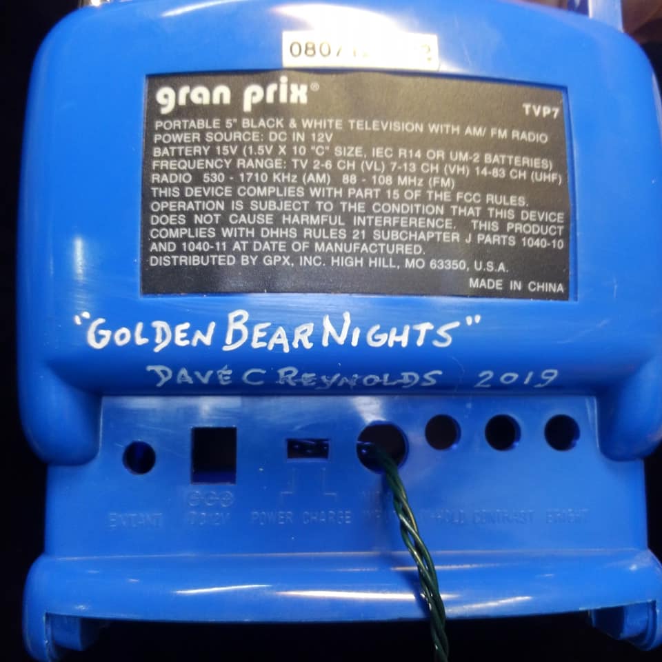 Robin Trower Huntington Beach Golden Bear Vintage TV Set Diorama by Dave C Reynolds