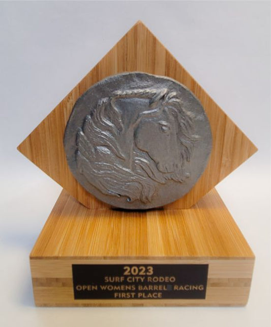 Round Up Equestrian Trophy by Dave C Reynolds