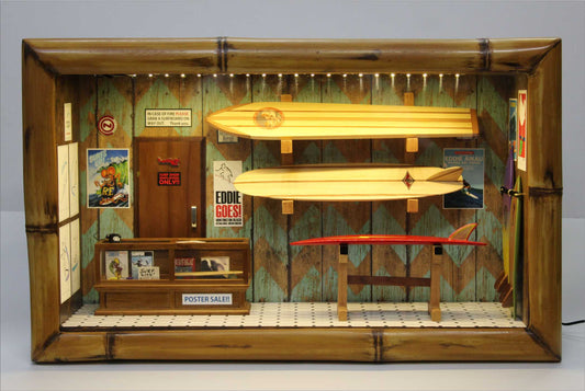 Custom Dave's Little Surf Shop Diorama by Dave C Reynolds