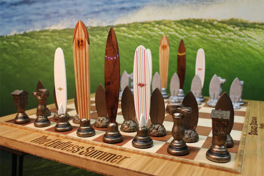 60th Anniversary Endless Summer Chess Set by Dave C Reynolds
