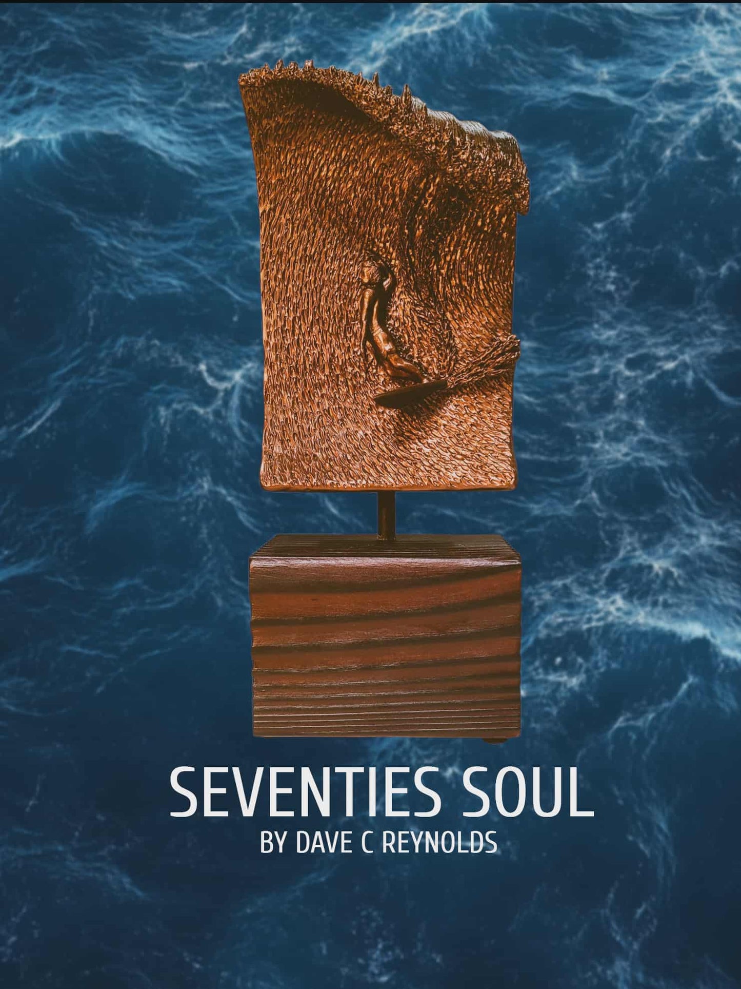 Seventies Style High Surf Sculpture by Dave C Reynolds