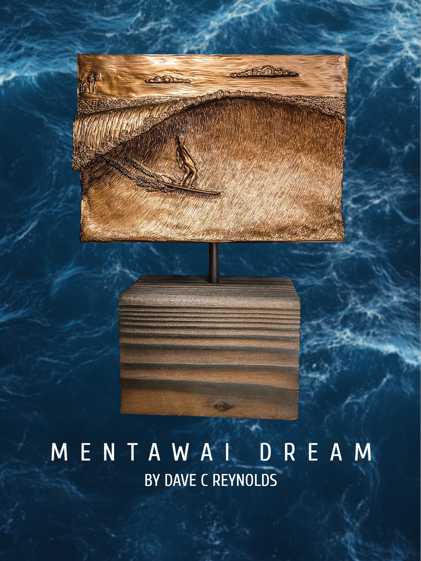 Mentawai Dream Surf Sculpture Gerry Lopez by Dave C Reynolds