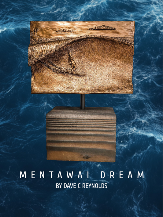 Mentawai Dream Surf Sculpture Gerry Lopez by Dave C Reynolds
