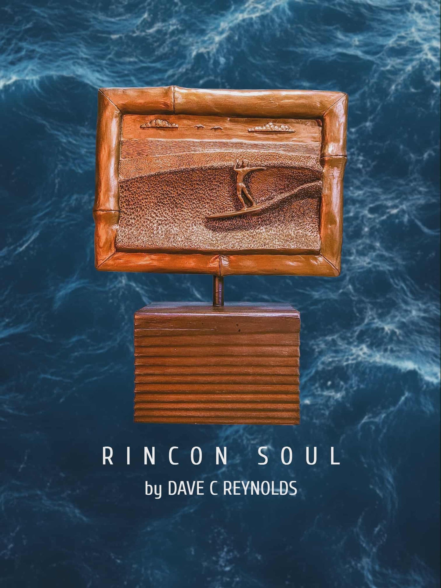 Rincon Soul High Surf Sculpture by Dave C Reynolds