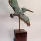True Locals Rusted Pelican Sculpture by Dave C Reynolds