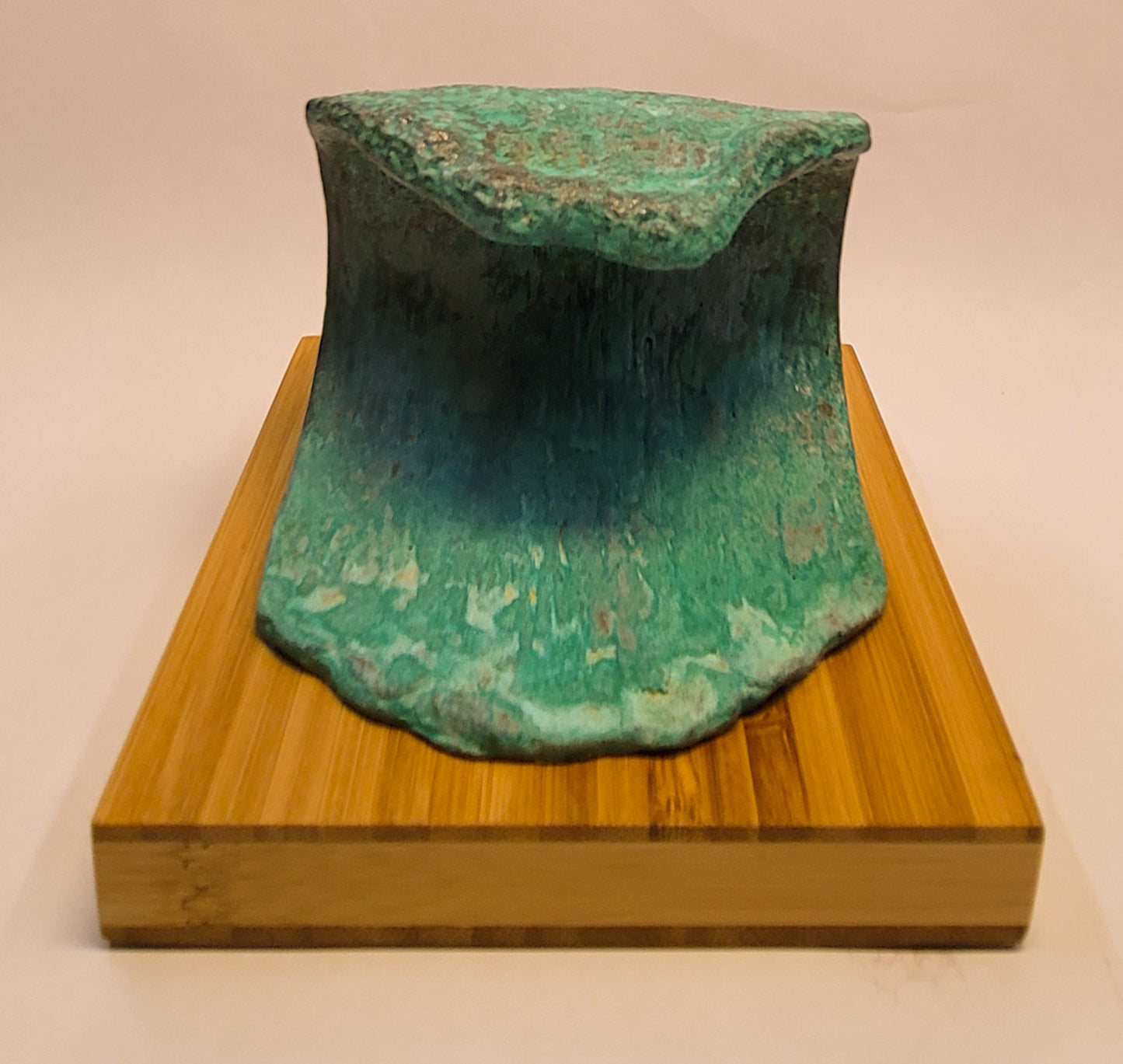 Bronze Patina Wave Sculpture Trophy by Dave C Reynolds