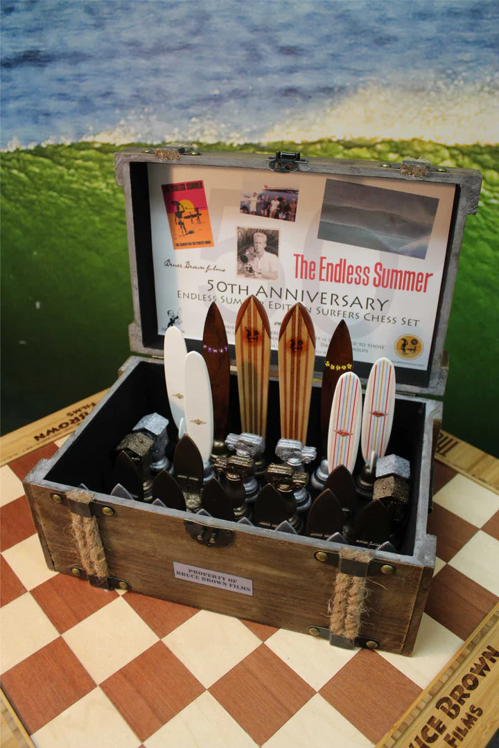 60th Anniversary Endless Summer Chess Set by Dave C Reynolds